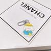 Bonito cartoon urso chaveiro acrílico Internet celebridade estilo coreano carro chaveiro casal estudante chave pingente