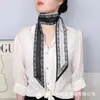 2026 Cinturón Largo Estrecho Retro Accesorio de Moda Bufanda de Seda Doble Cara Bufanda para Combinar con Camisa Diadema Elegante Estilo Coreano