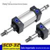 Cilindro de Dupla Haste Padrão SCD 32x50x100x150x200x300x500x600x700x800x900-s