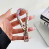 Cordão de Lanyard de Pelúcia com Argola Cor Dopamina Corda Anti-Perda para Câmera Copo d'Água Mochila Escolar Trançado Curto Lanyard para Celular