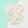Mameluco de Bebé Verano Delgado Ropa para Recién Nacidos Pelele Triangular para Bebés Ropa de Dormir para Bebés Monos que Protegen la Barriga