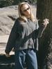 Cárdigan Suelto Transfronterizo 2025 Otoño e Invierno Estilo Ins con Agujeros Cuello Redondo Cárdigan de Punto Estilo Europeo y Americano para Mujer