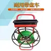 [Hongda] Carro para Cintas Acero Plástico Empacadora de Cintas de Acero Plástico Carrito para Cintas de Embalaje de Acero Plástico Disco Soporte de PP