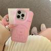 Bonita funda tipo tambor para iPhone 16 Pro Max, funda para Apple 15 Pro, resistente a caídas, con patrón de cuero 14/13