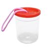 Adecuado para caja de peces de pelea transparente caja para mascotas redonda pecera para peces dorados mini con copa para peces de mano con cuerda copa de pelea pequeña