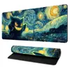 Estilo Pintura a Óleo Mouse Pad para E-Sports Venda Direta da Fábrica Grande Antiderrapante Tapete de Mesa para Estudante Modelo Mais Vendido Transfronteiriço