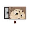 Caja de Reloj Eléctrico Estilo Francés Medio Pintura Decorativa Sala de Estar de Alta Gama Sombreado de Habitación Restaurante Caja de Distribución Sombreado Fealdad Pintura Colgante