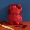 Toalla de Boda Regalo Oso Rojo Caja de Boda Regalo de Dote Personalizado Cumpleaños Regalo de Primer Año Absorbente