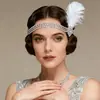 Corrente de Cabelo Multicamadas Gatsby de Novo Produto Transfronteiriço Moda Europeia e Americana Performance de Palco Adorno de Cabeça com Strass Corrente de Cabelo Feminina