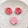Camélia fresca flor doce desenho animado feito à mão faça você mesmo grampo de cabelo creme cola acessórios de joias acessórios de resina material