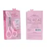 Al por mayor con peine para cejas tijeras pequeñas tijeras para cejas tijeras de maquillaje para principiantes tijeras para cejas tijeras de belleza set de tijeras para cejas