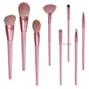 8 Brochas de Maquillaje Personalizadas, un Set Completo de Herramientas de Belleza, Pelo de Nylon Ultra Suave Venta Directa de Fábrica