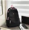 Mochila Azul Marino con Bordado de Estrella Qingwan para Estudiantes, Estilo Americano, Moderna y Genial, Versátil para el Uso Diario, la Escuela y Salidas Casuales