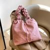 Estilo Fresco Bolso de Tela Oxford Artística 2024 Otoño Nuevo Moderno Estilo Coreano Versátil Plegado Diamante Gran Capacidad Bolso de Mano