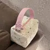 Nova Bolsa de Maquiagem e Higiene Pessoal de Ursinho de Desenho Animado Nova Bolsa de Armazenamento de Viagem Grande Capacidade Bolsa de Mão Estereoscópica