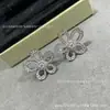 Colar Família Budista Trevo de Quatro Folhas Flor Grande Full Diamond Girassol Oco Pétala de Strass Inlaid Diamante Pingente Feminino Corrente de Clavícula