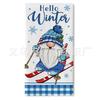 El Más Vendido de Amazon Gnomo Navideño de Invierno Copo de Nieve Toalla de Cocina Rústica Seasonal Kitchen Dish Towel