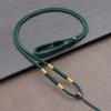 Cordón colgante tejido a mano resistente, colgante de jade, collar de cuerda roja, cuerda para hombres y mujeres, cuerda colgante