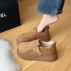 Pantuflas Birkenstock de Suela Gruesa para Mujer Otoño 2025 Nuevo Uso Exterior Baotou Media Pantufla Versátiles de Suela Blanda Cómodos Zapatos Slip-On