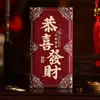 2025 Nuevo Chino de Gama Alta Rojo con Brillo Dorado Estampado en Caliente Sobres Rojos Hongbao Festival de Primavera Paquete de Dinero de la Suerte Universal Sobres Rojos de Mil Yuanes Venta al por Mayor
