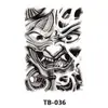 Pegatinas de Tatuaje de Espalda Completa, Pegatinas de Tatuaje de Espalda Completa con Guan Er, Sun Wukong, Dragones, Tigres, Animales, Pegatinas de Tatuaje de Espalda Completa Grandes Impermeables de Colores