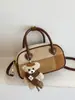 Bolso tipo cubo de alta gama con textura, color contrastante elegante, para mujer, nuevo en 2026, moda versátil, para ir al trabajo, bandolera, bolso pequeño
