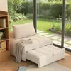 Sofá-cama individual, dobrável e conversível, novo modelo 2026, adequado para apartamentos pequenos, sofá multifuncional para sala de estar com cama retrátil e extensível