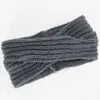 Accesorios para el Cabello Tejidos a Mano Más Vendidos en Europa y América Diademas, Diademas de Lana Cálida Suelta con Rayas Cruzadas Diagonales para Hombres y Mujeres