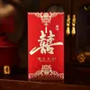 Sobres Rojos de Boda al por Mayor con Palabras Felices, Sobres Rojos de Mil Yuanes para Matrimonio, Regalos para Bloquear la Puerta, Bolsas de Sobres Rojos Festivas, Ventas Directas de Fábrica, Sobres de Dinero de la Suerte