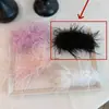 Otoño Temprano Super Hada Pura Deseo Tocados de Alta Gama Pinza de Plátano de Pluma Negra Horquilla de Pluma de Avestruz para Niñas en la Parte Posterior de la Cabeza