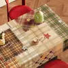 Toalha de mesa de jantar vintage estilo americano, à prova d'água e resistente a óleo, sem lavagem, novo modelo 2026, luxo leve com toque de alta qualidade, adequada para mesa de centro de sala de estar