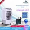 Ventilador de Refrigeração Pequeno para Exterior Transfronteiriço com Adição de Água Atacado Transfronteiriço Ventilador de Refrigeração de Uso Duplo CA e CC Ventilador de Ar Condicionado CA/CC 12V