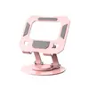 Suporte de Mesa para Laptop e Tablet, Giratório e Dobrável, Suporte Elevado de Liga de Alumínio para Resfriamento, Suporte Giratório para Elevação de Monitor
