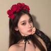 Pecado e Canções de Amor Dia das Bruxas Princesa Coroa de Cabelo Coroa Acessórios para o Cabelo Rainha Rei Rainha Headwear Headwear Acessórios para Chapéus