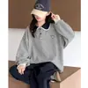 Conjunto de Sudadera con Cuello de Muñeca a Rayas para Niñas, Nuevo Estilo Casual de Moda Otoño 2026, Conjunto de Dos Piezas para Niñas Mayores de Principios de Otoño