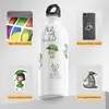 50 piezas de pegatinas de graffiti Totoro de anime transfronterizo, pegatinas decorativas impermeables para vasos de agua, pegatinas creativas de anime japonés Totoro al por mayor