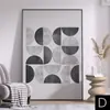 Pintura Decorativa Moderna de Luxo Leve para Entrada de Sala de Estar Laranja Linha Abstrata Pintura de Parede de Fundo de Sofá Arte Mural de Restaurante