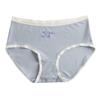 Novas cuecas japonesas de cor creme, algodão puro, cintura média, algodão puro, respirável, cor sólida, alta elasticidade, cuecas femininas