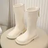 Botas Longas para Meninas 2026 Outono e Inverno Novas Botas de Moda Coreana Tendência Antiderrapante Solado Macio Botas de Princesa para Crianças Maiores Botas de Cano Alto