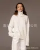 003 Exportación Transfronteriza Amazon Aliexpress Tejido Grueso Otoño e Invierno Cuello Alto Holgado Tejido Europeo y Americano