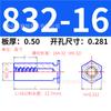 Acero al Carbono Británico Galvanizado Agujero Ciego Remache de Presión Espárrago Hexagonal Remache de Chapa de Acero al Carbono Galvanizado Tornillo Bso-032/832
