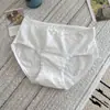 [Foto Real] Ropa Interior de Algodón Puro Floral para Jardín Antibacterial de 10A para Mujer con Refuerzo Extendido Borde de Encaje Ropa Interior de Algodón para Mujer