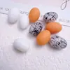 Accesorios de Resina para Manualidades Joyería Huevos Mini Huevos de Pato Huevos de Codorniz Pegamento de Crema Funda para Teléfono Móvil Pasador Adornos Creativos Lote