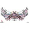 Adesivo de Peito Adesivo de Tatuagem Adesivo de Tatuagem Cabeça de Dragão Flor Adesivo de Tatuagem Impermeável Adesivo de Tatuagem Asas Flor Simples em Inglês Adesivo de Tatuagem Personalizado
