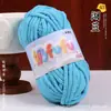 Hilo de hielo fino, terciopelo dorado, muñeca tejida a mano, suéter DIY, pantuflas de ganchillo, cojín, bufanda tejida, hilo suave