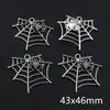 Colgante de Telaraña de Aleación Accesorios para Joyería DIY Colgante para Collar Pulsera Decoraciones de Halloween