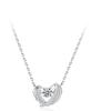 Collar de Plata de Ley S925 Ala de Guardián Dinámica para Mujer Joyería Alas de Ángel Colgante de Moda Cadena para Clavícula Versátil