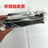 Caja de Accesorios de Pesca de Gran Capacidad con Asa Diseño de Doble Cremallera Eva Caja Pequeña para Medicamentos Caja de Pesca Caja de Almacenamiento Accesorios Negro Dorado