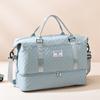 Bolsa de Viaje Portátil para Viajes de Negocios, Plegable, Gran Capacidad, Bolsa Multifuncional para Gimnasio, Bolsa Casual para Equipaje, Bolsa para Viajes de Negocios