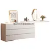 Tocador dormitorio moderno simple cómoda integrada armario de almacenamiento apartamento pequeño escritorio estilo crema tocador retráctil